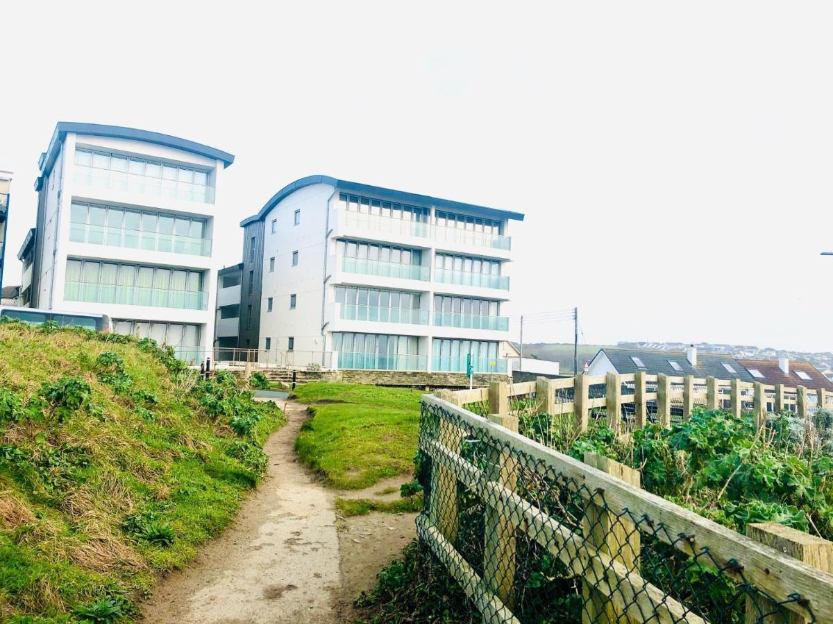 Seaview, Luxury Apartment, 2 Min Walk To Porth Beach Newquay  Ngoại thất bức ảnh